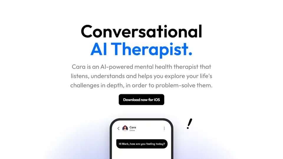 Cara | Conversational AI Therapist