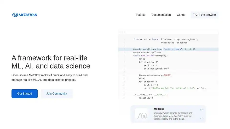 Metaflow