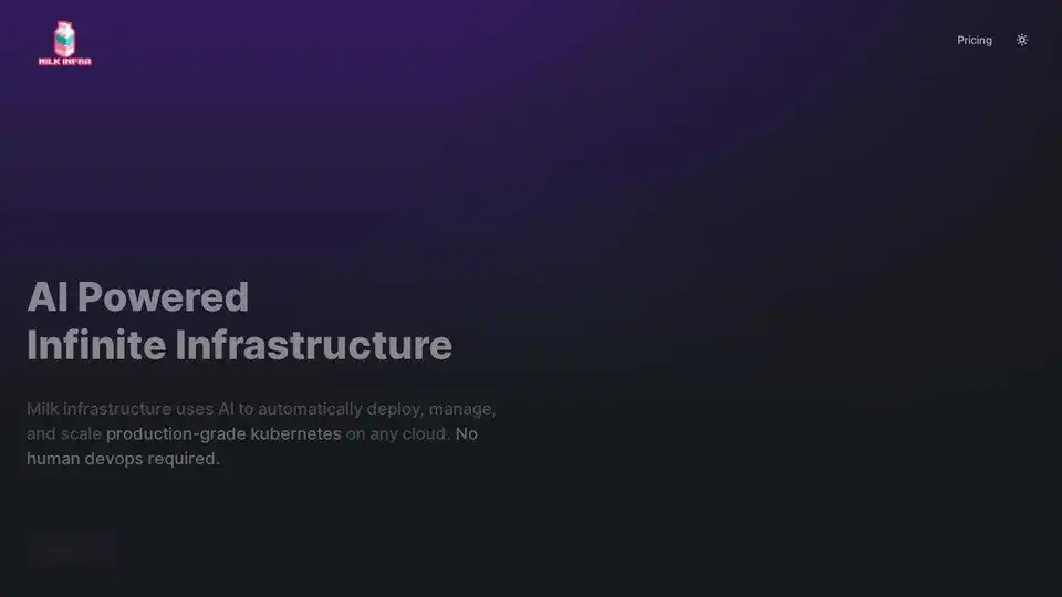 Milk Infrastructure