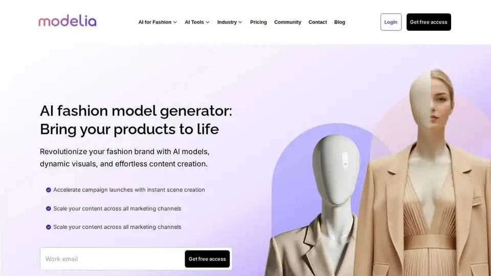 AI Fashion Model Generator