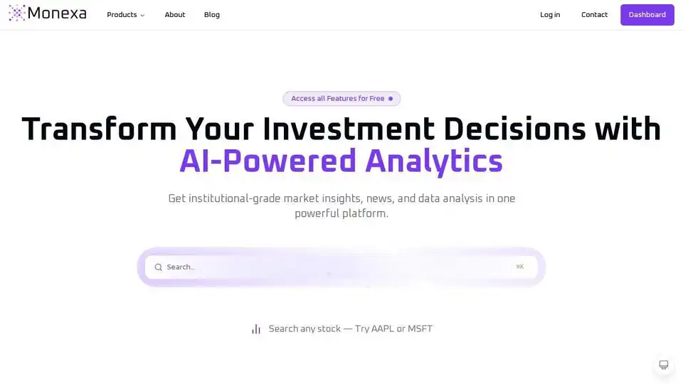 Monexa AI: Financial Intelligence Platform