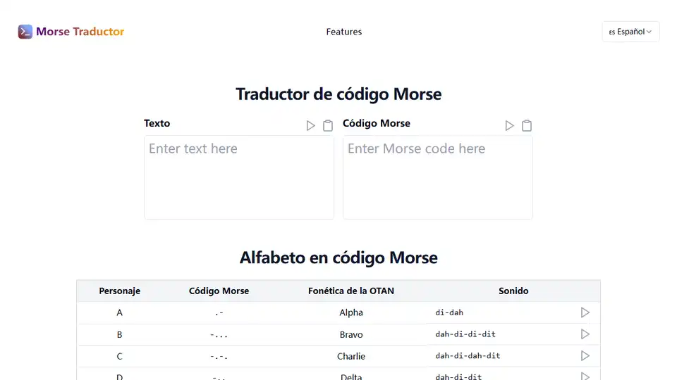 Morse Traductor