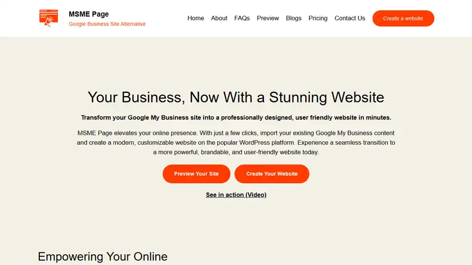 MSME Page