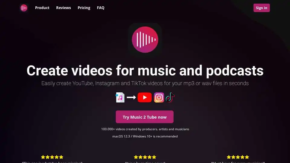 Music 2 Tube