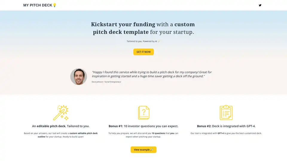 MY PITCH DECK