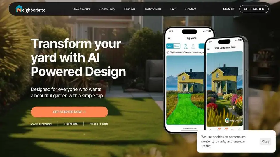 Neighborbrite - Free AI Landscape Design