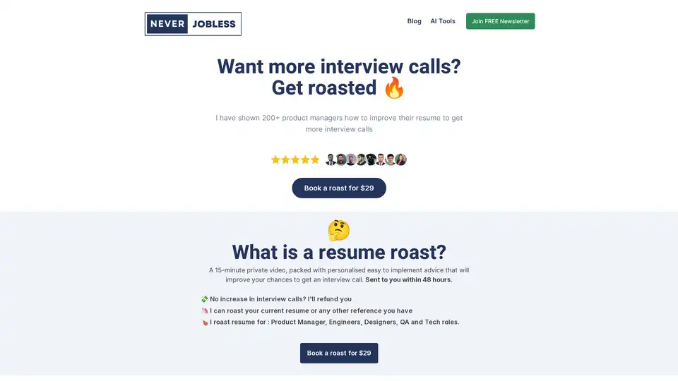Obtenga una revisión de currículum personalizada de Aditi para identificar mejoras clave, garantizar el cumplimiento de ATS e impresionar a los reclutadores. Incluye una auditoría de video de 15 minutos, plantillas de currículum y indicaciones de IA para mejorar su búsqueda de empleo.