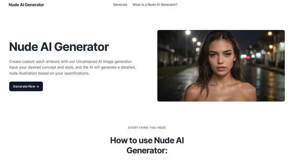 Nude AI Generator