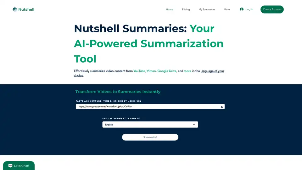 Nutshell Summaries