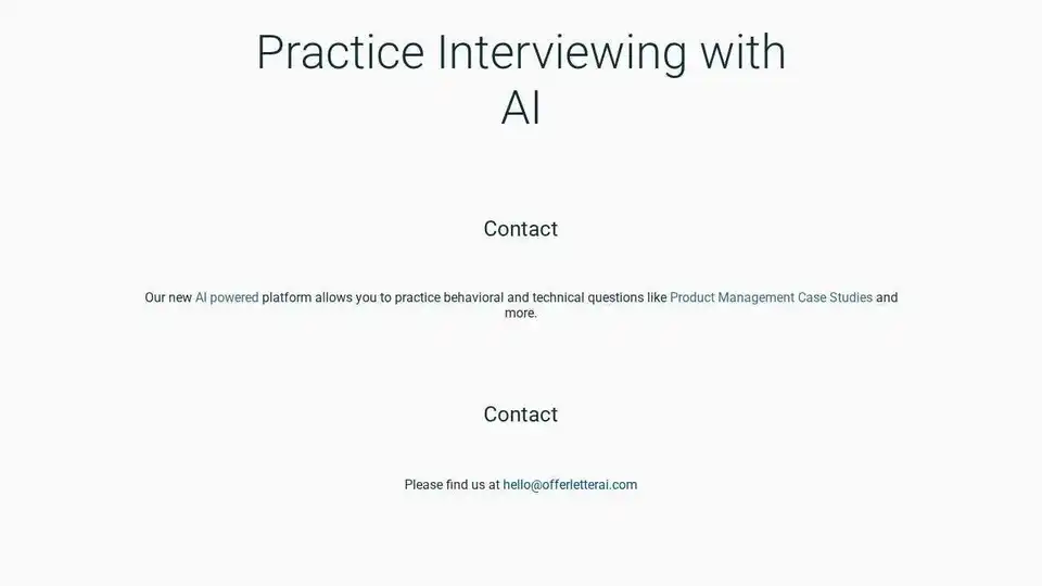 AI Interview Practice