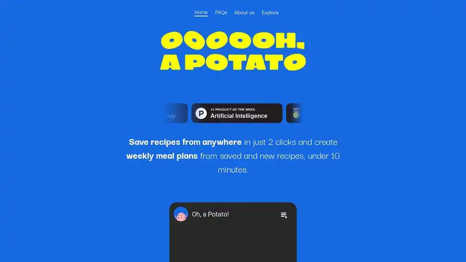 OH, a potato!