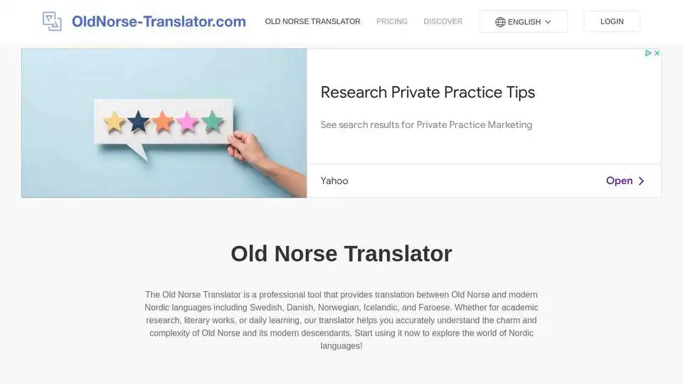 Old Norse Translator
