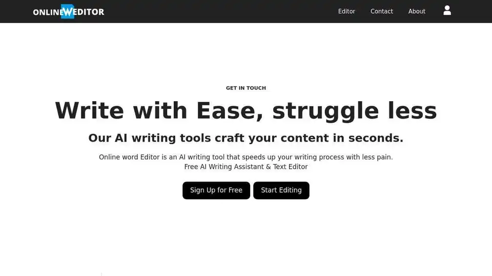Online Word Editor