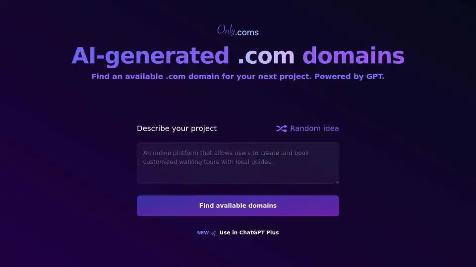 OnlyComs