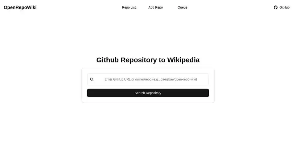 OpenRepoWiki