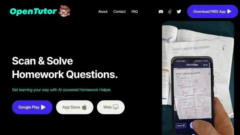 Open Tutor App - AI Homework Helper