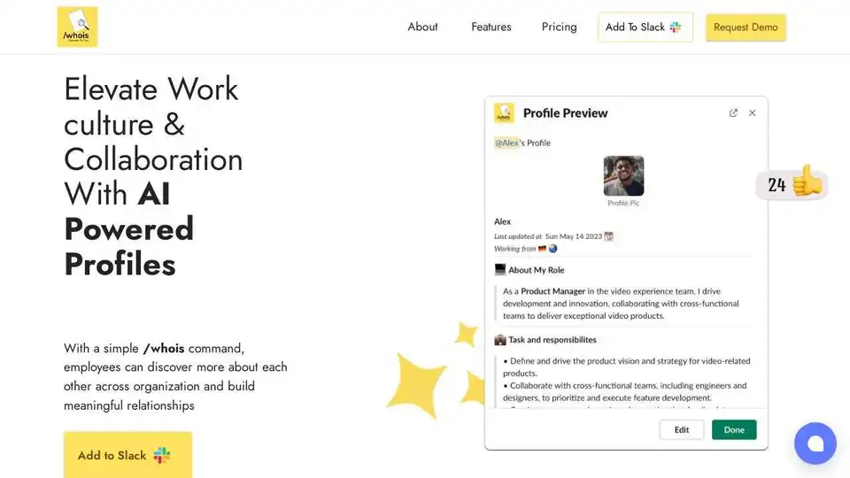 AI Powered Profiles