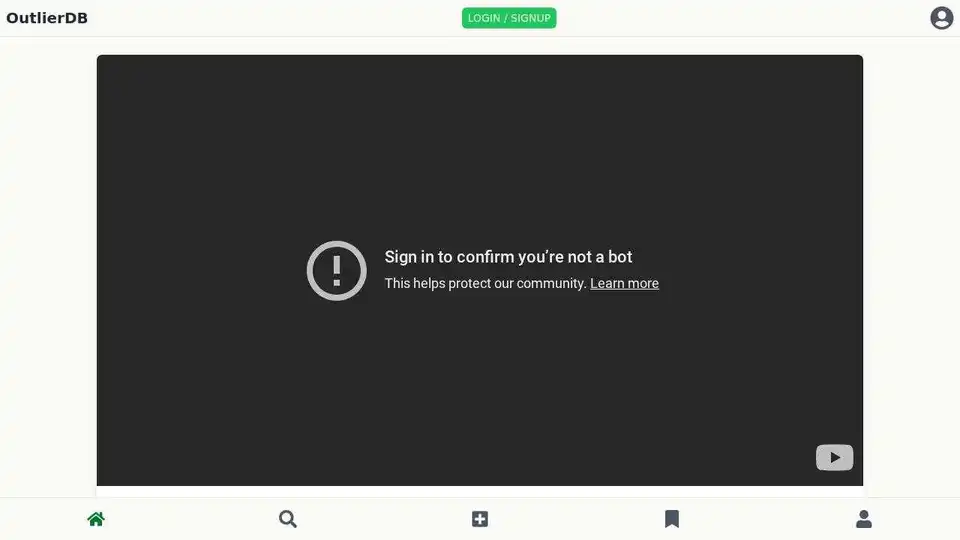 Outlier Database