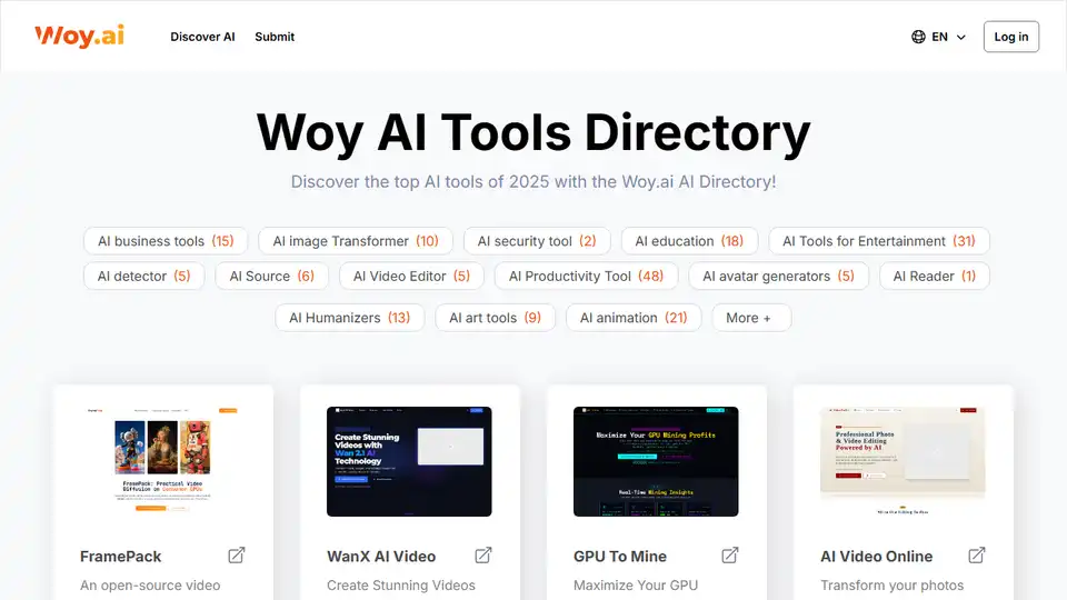 Woy AI Directory