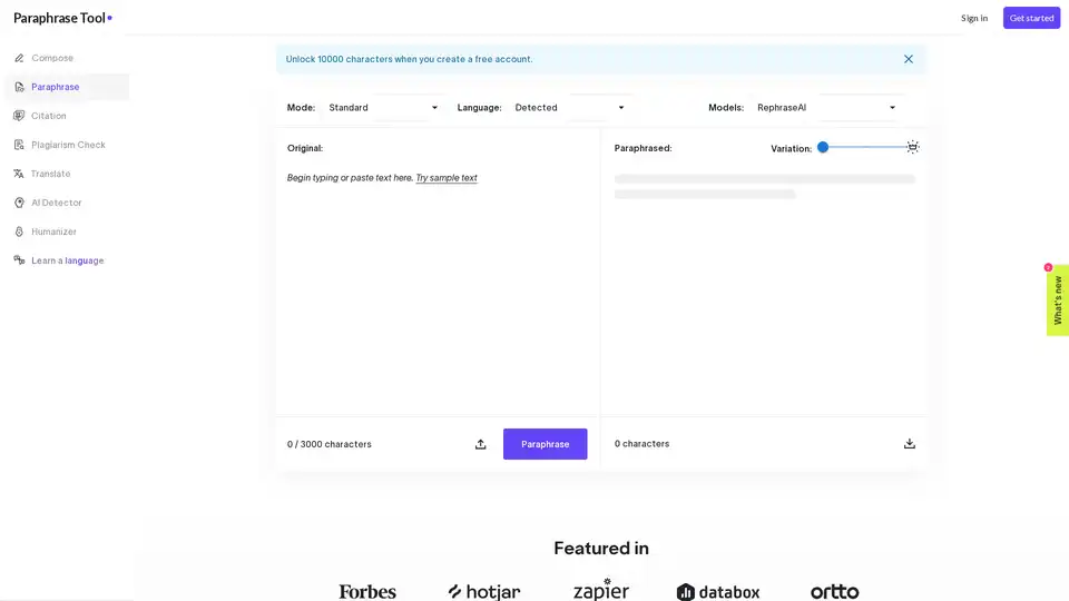 Paraphrase Tool