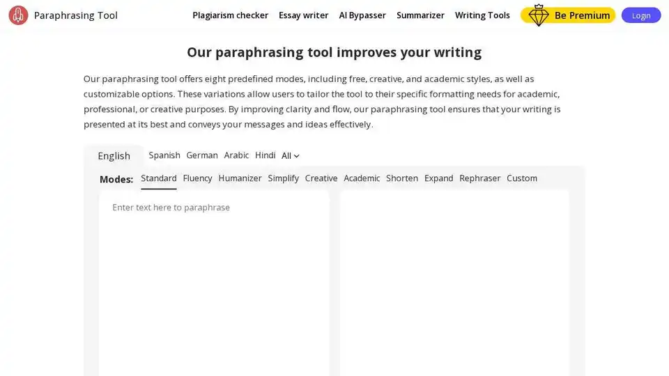 Paraphrasing Tool