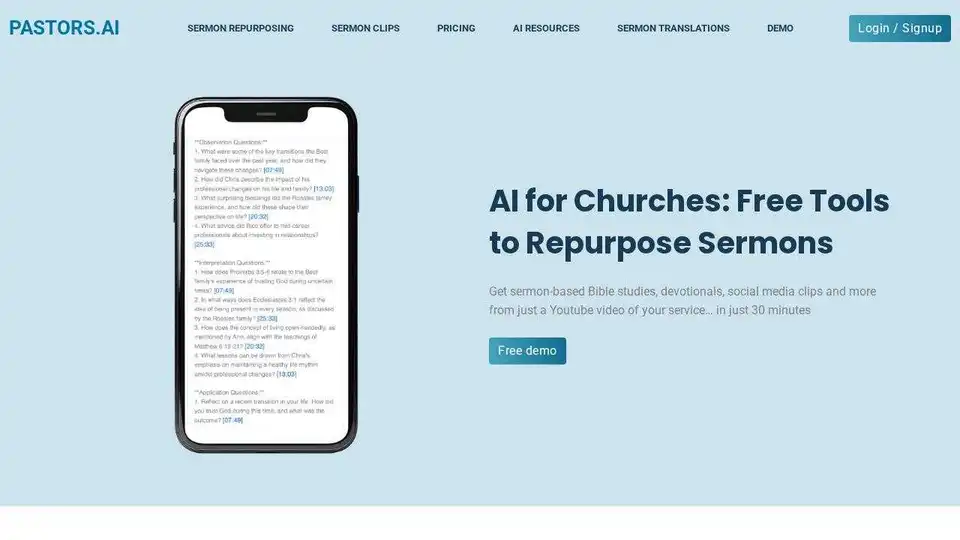 PASTORS.AI