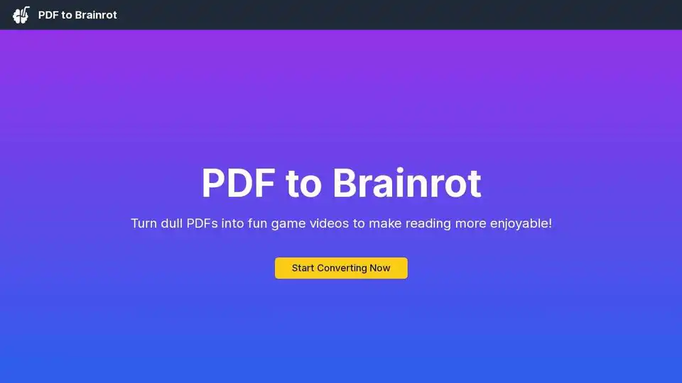 PDF to Brainrot
