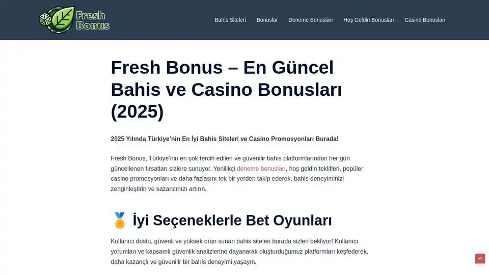 Fresh Bonus