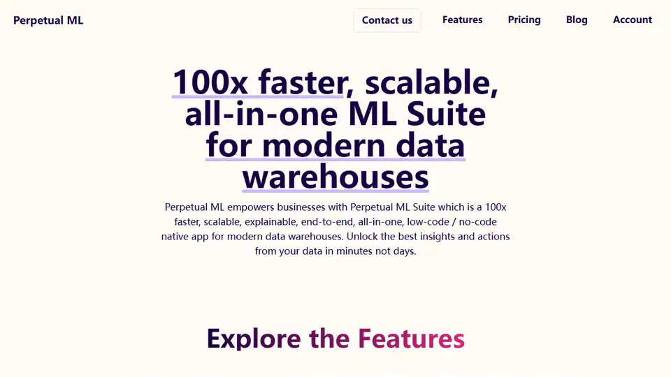 Perpetual ML Suite