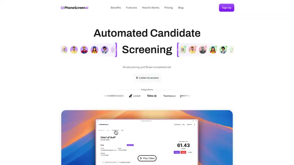 Phonescreen AI