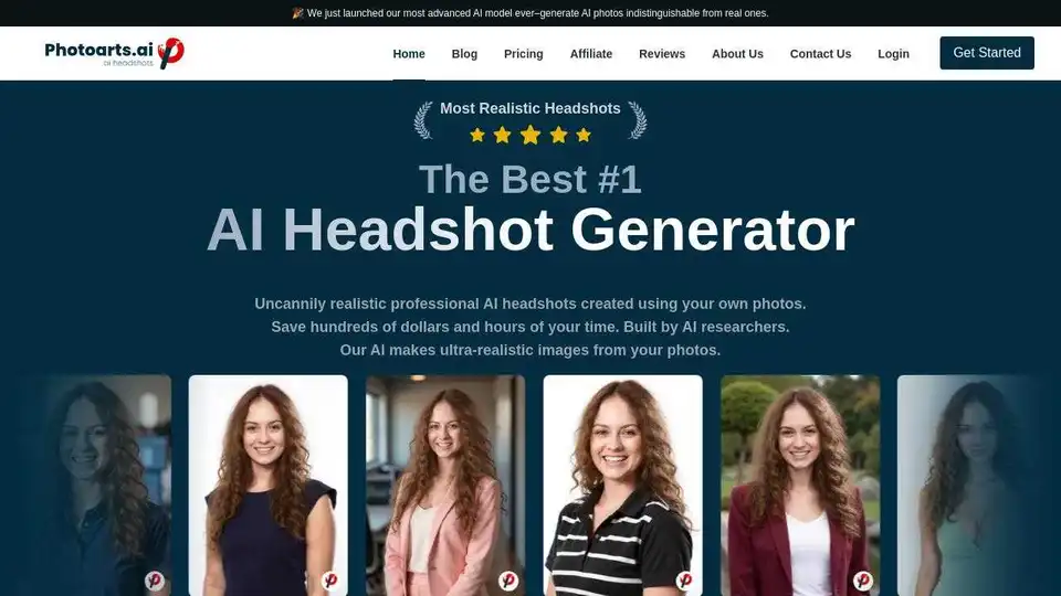 Professional AI Headshot Photo Studio - Photoarts