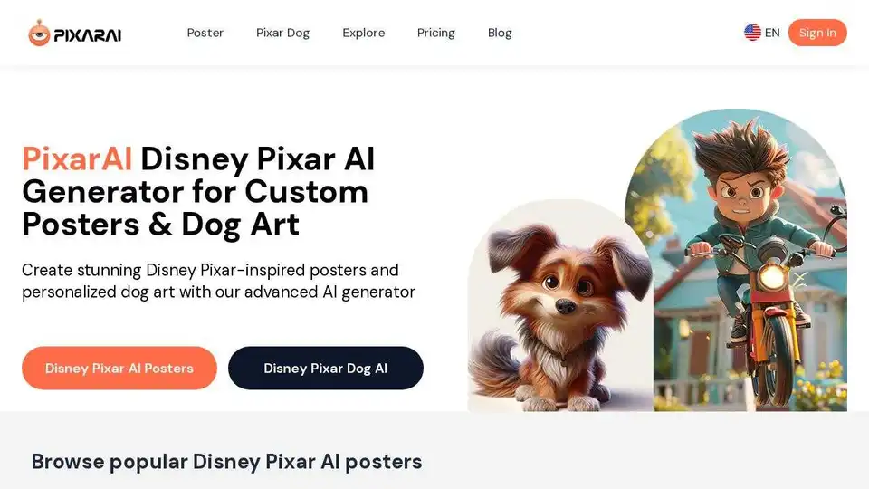 Disney Pixar AI Generator