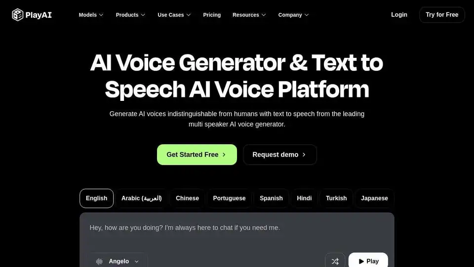 AI Voice Generator For Text to Speech & AI Voice Over
