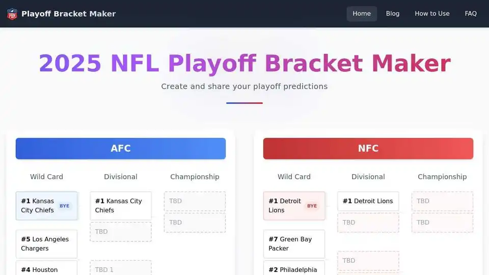 Playoff Bracket Maker