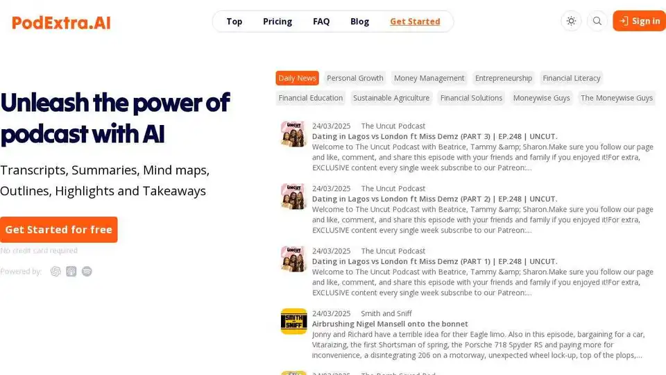 PodExtra AI