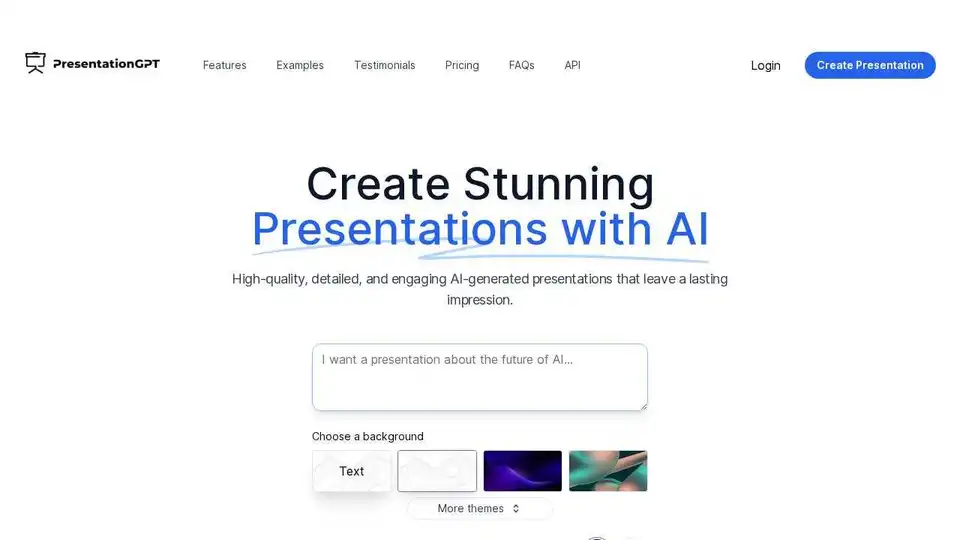 PresentationGPT