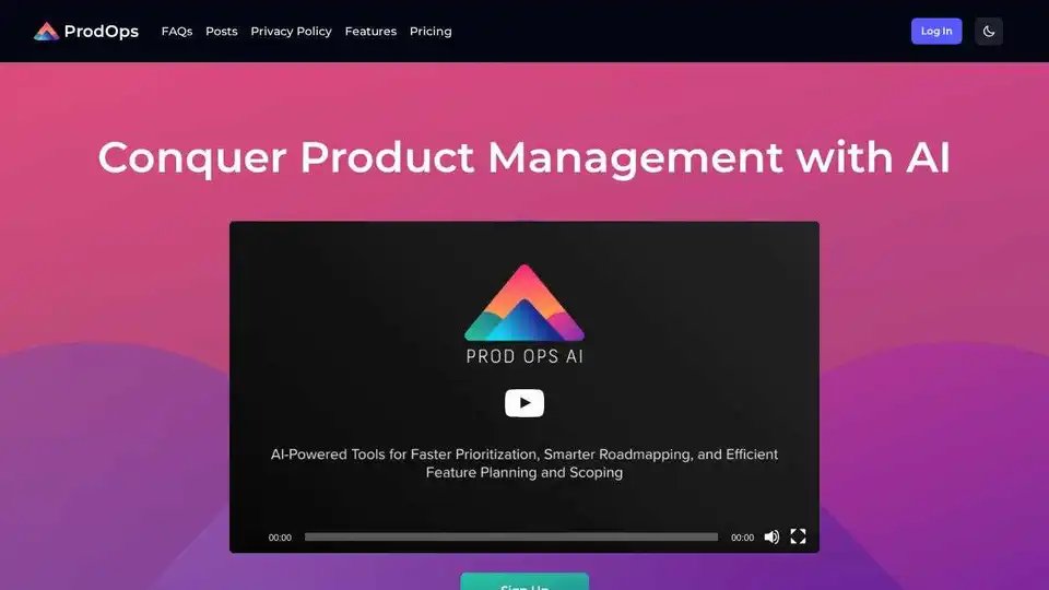 Prodops ProdOps:产品管理的人工智能平台