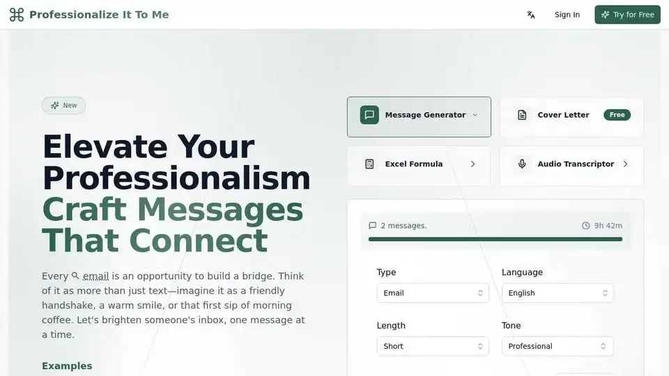 Professional Text Generator & Excel Formula Tools