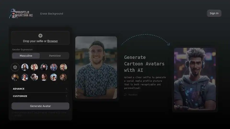 Profile Avatar AI