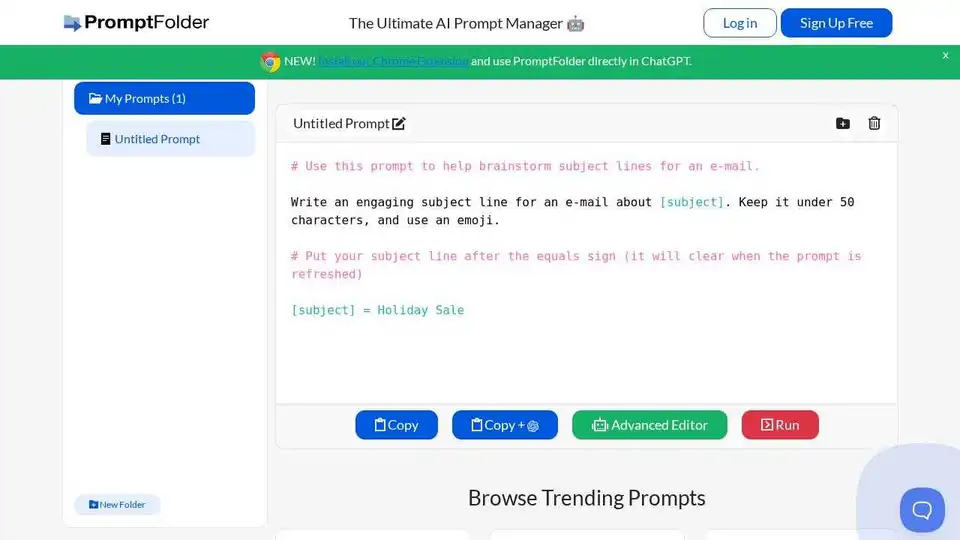 PromptFolder