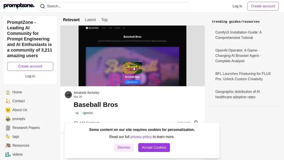 PromptZone - Leading AI Community for Prompt Engineering and AI Enthusiasts