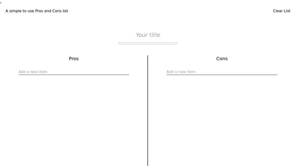 Pros and Cons