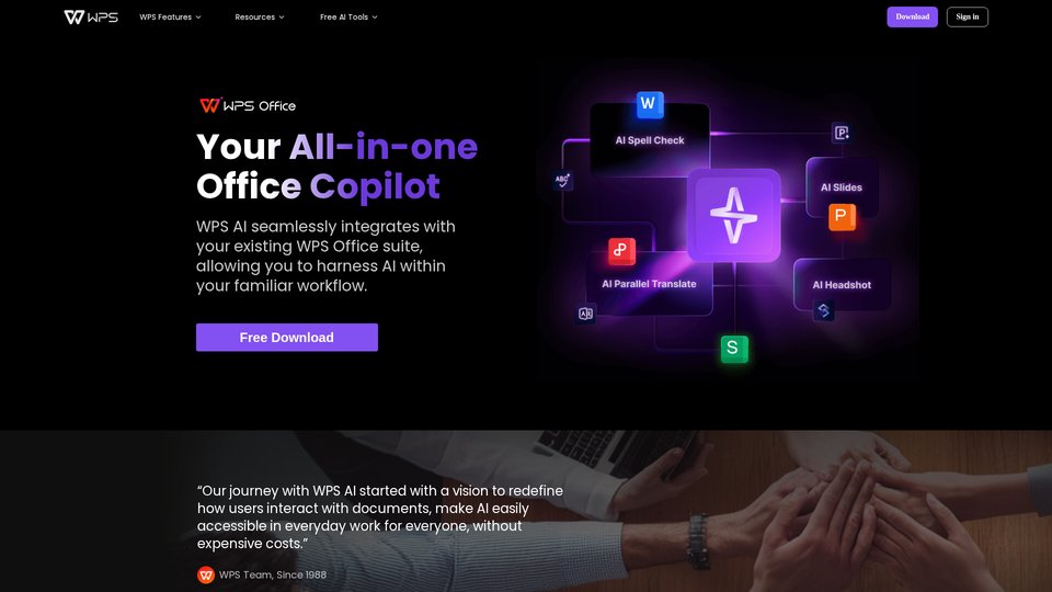 [OFFICIAL] WPS AI - Free Download Office Copilot for PC & Mobile