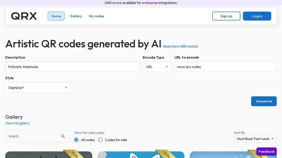 QRX Codes