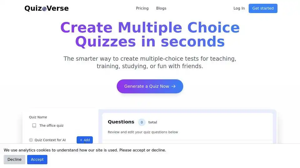 QuizVerse
