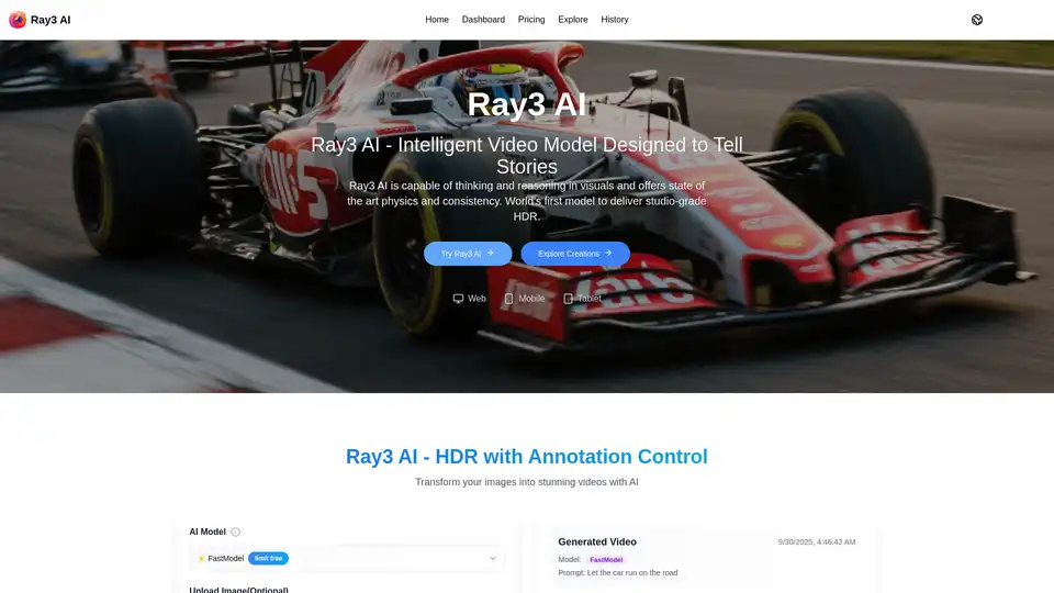 Ray3 AI