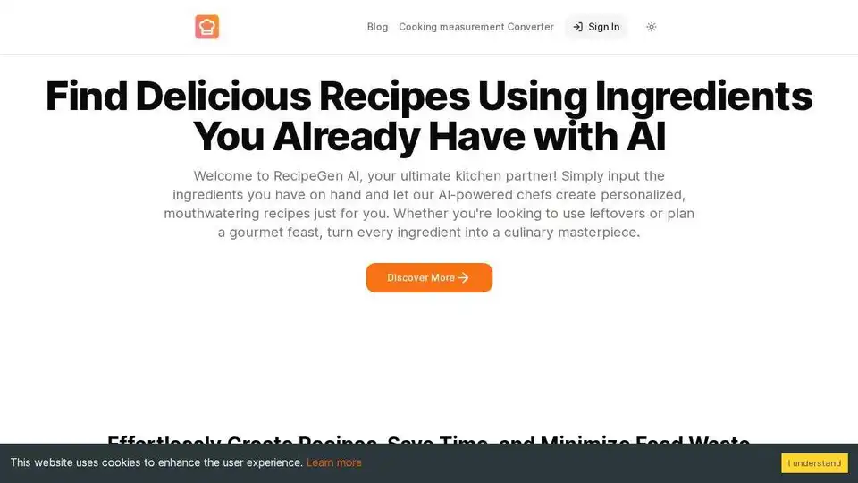 RecipeGen AI