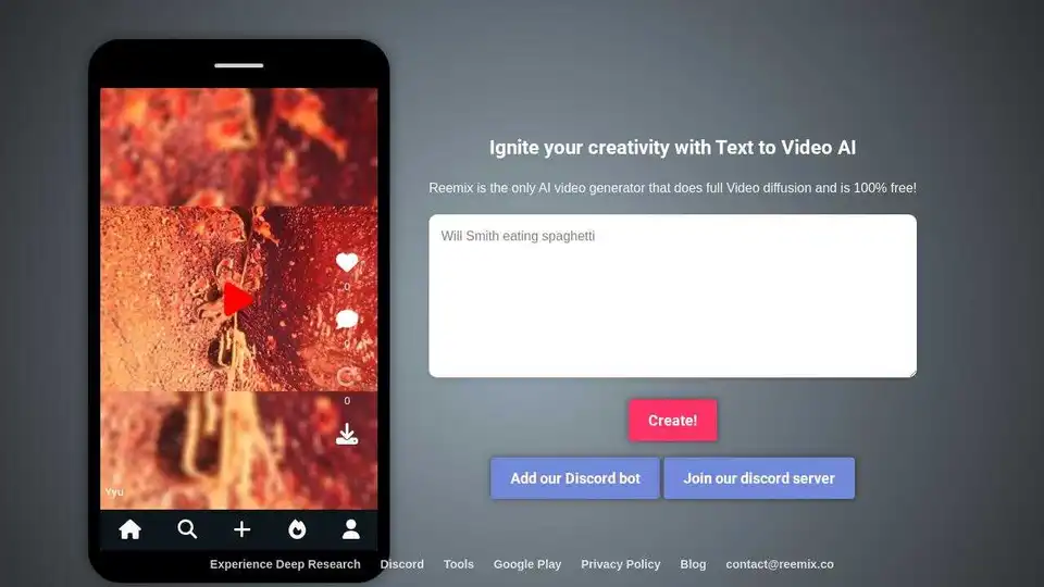 AI-Powered Text-to-Video Generator App