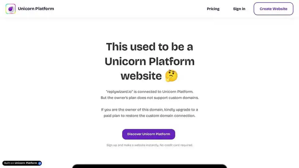 Unicorn Platform