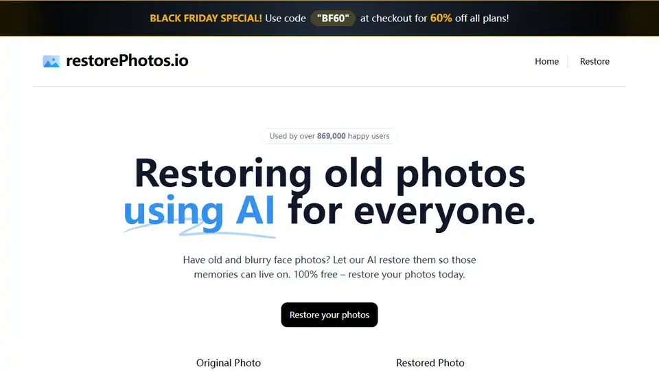 Face Photo Restorer